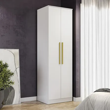 Guarda-roupa 2 Portas Kappesberg Adapt Branco