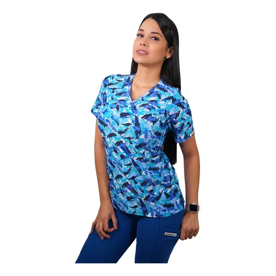 Uniforme Clínico Delantal Elasticado Ripholia