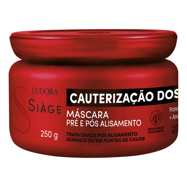 Máscara Siàge Cauterização Dos Lisos 250g - Eudora Máscara Siàge Cauterização Dos Lisos 250g - Eudora