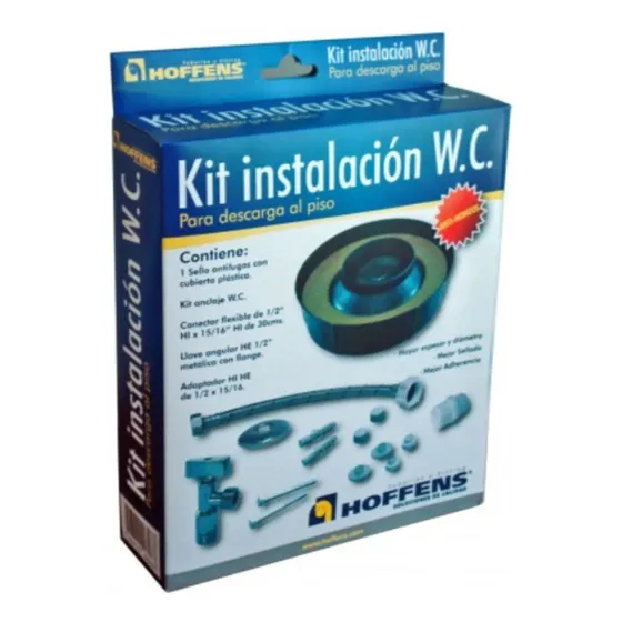 Kit Instalacion Wc Hoffens A Piso