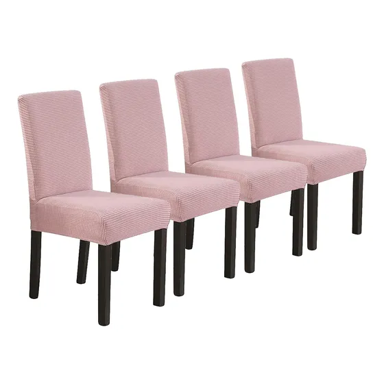 Pack X4 Fundas Cubre Silla De Tela Elastizada Lavable 