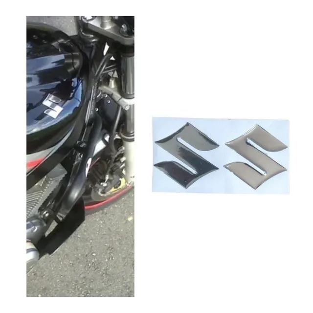 Sticker Calcomania Emblema Tanque Suzuki Resina X2