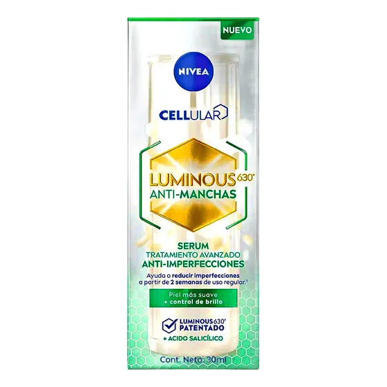 Serum Anti-acne Nivea Luminous 630 Anti-imperfecciones X30ml