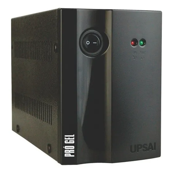 Estabilizador P/ Geladeira 110v Progel 3 2000va 2kva Upsai Iso 9001 Cor Preto