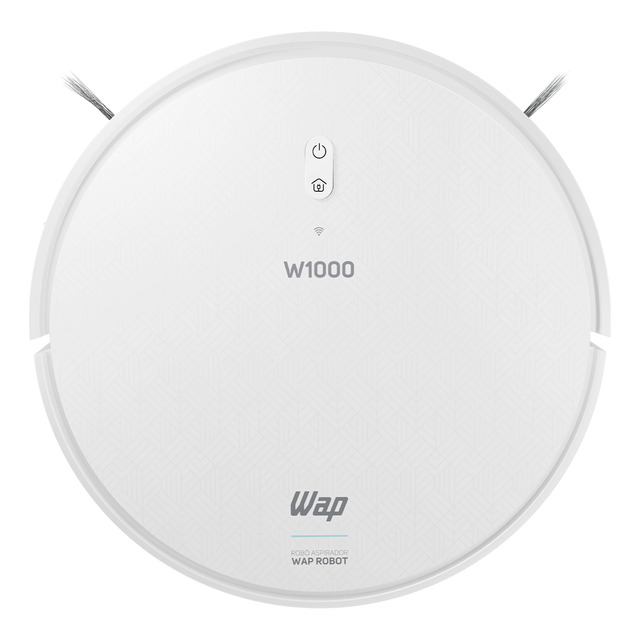 Robô Aspirador De Pó Wap Robot W1000 Smart Branco Bivolt Robô Aspirador De Pó Wap Robot W1000 Smart Branco Bivolt