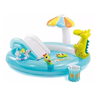 Piscina Inflåvel Infantil Jacaré 180 Litros - Intex Piscina Inflåvel Infantil Jacaré 180 Litros - Intex