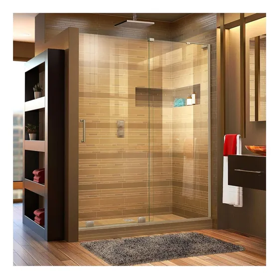 Ducha Deslizante Marco Cromada 44 48  Ancho X 72  Alto;