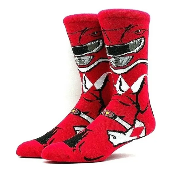 Medias Mr Socks Mr 203power Ranger Rojo