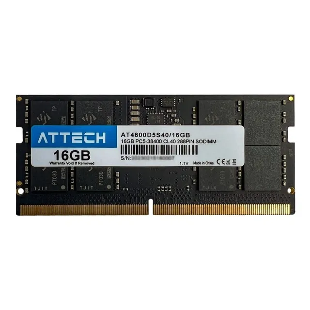 Memoria Ram Attech Ddr5 16gb 4800mhz - Pc Portatil - Sodimm