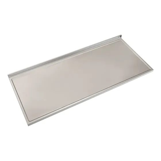 Mesada Lisa Acero Inoxidable Johnson 200x61 Cm Acero 430 