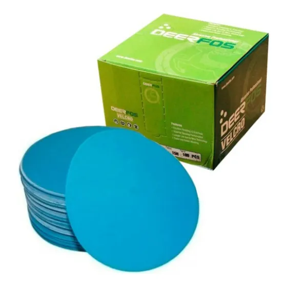 10 Disco De Lixa P/ Lixadeira Orbital 125mm 5'' Varios Grãos