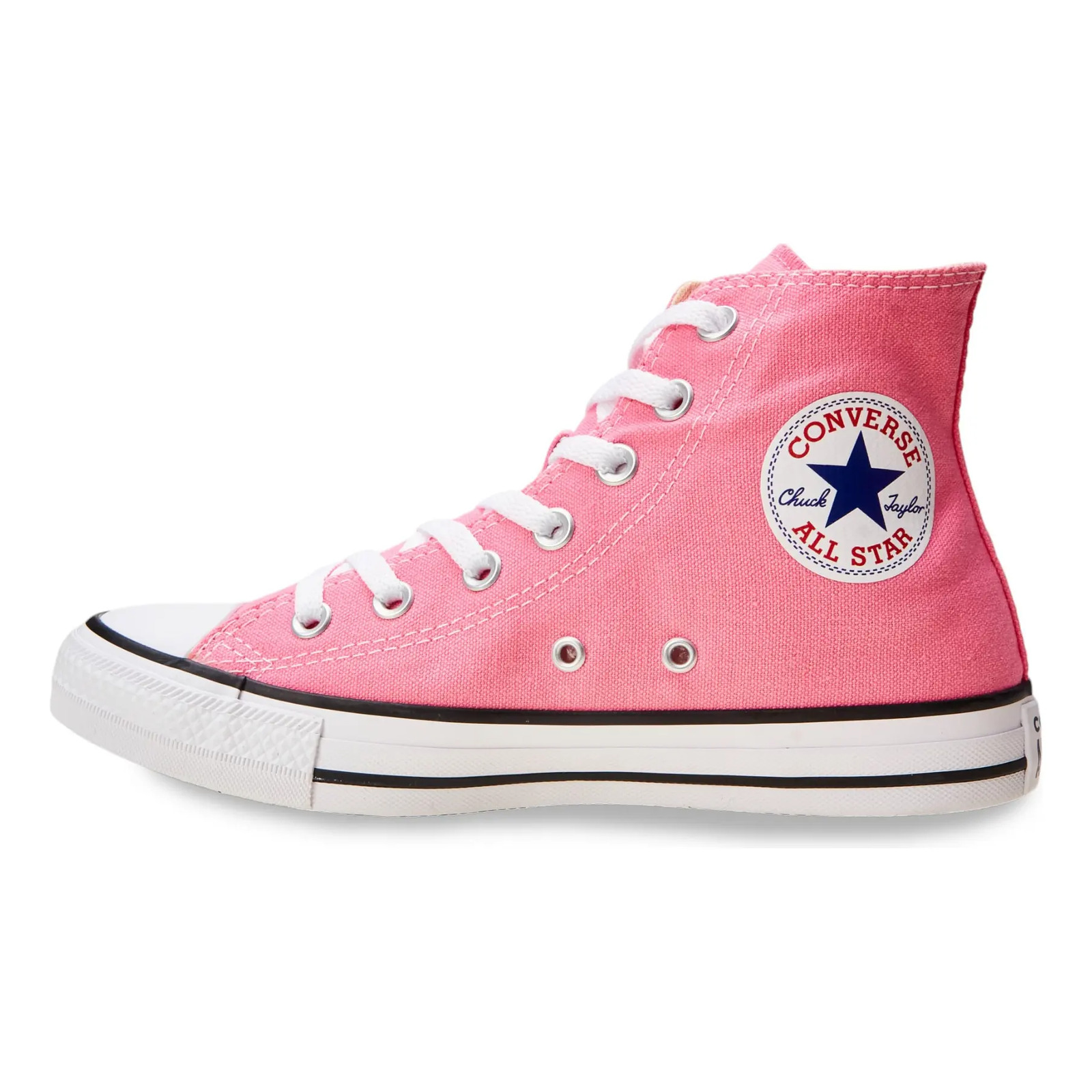 Tênis Chuck Taylor All Star Cano Alto Converse Rosa/cru/preto Tênis Chuck Taylor All Star Cano Alto Converse Rosa/cru/preto
