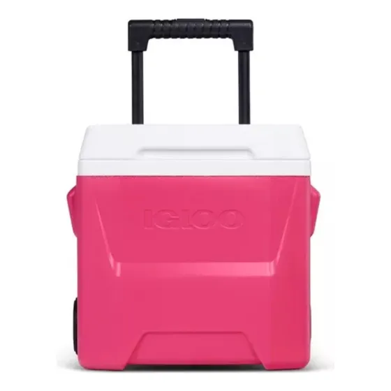 Hielera Igloo Con Ruedas Rosa Color Fucsia