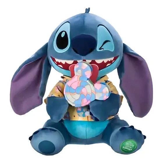 Peluche Stitch Con Accesorios Disney  Lilo Y Stitch Stitch Paleta Dulce Tamaño Mediano
