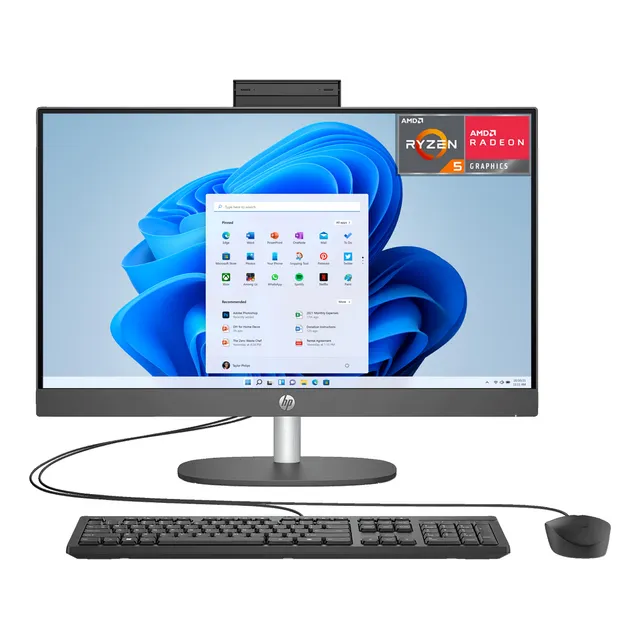 Computadora All In One Hp Pro 245 Ryzen 5 8gb 256gb Ssd