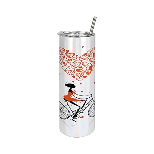 Ambesonne Rasta 20 Oz Skinny Tumbler, Rastafarian 388pu
