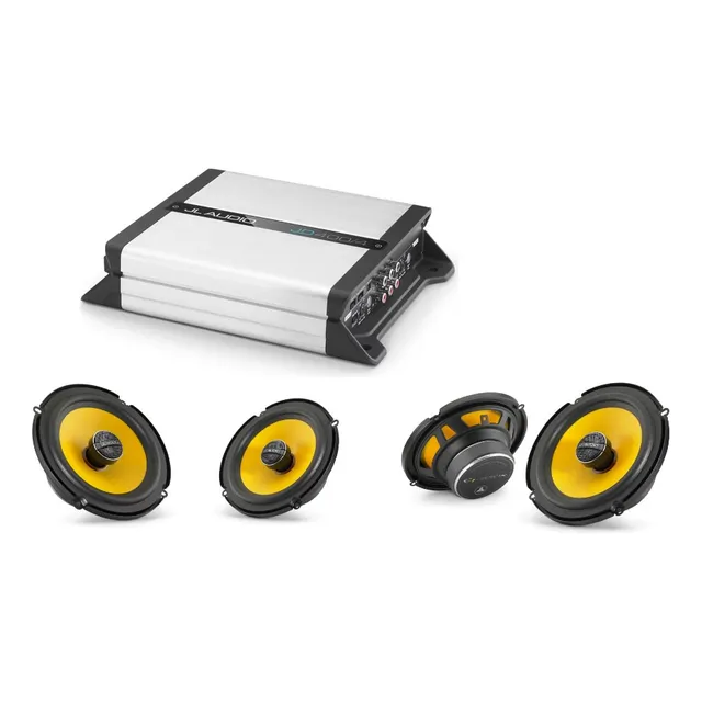 Cornetas Jl Audio 6.5  + Planta Jl Audio 4 Canales Oferta 