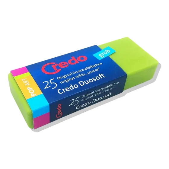 Repuesto Lima Pie Gruesa 25 Piezas Credo