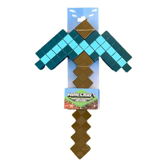 Espada de juguete Mattel Pico de Diamante de Minecraft color verde