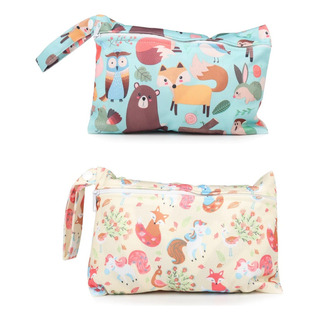 Kit Saco Impermeavel Roupa Suja Limpa Molhada Escola 16x22 Kit Saco Impermeavel Roupa Suja Limpa Molhada Escola 16x22