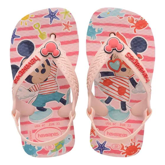 Chinelo Sandália Baby Disney Classic Elástico Bebê Primeiros