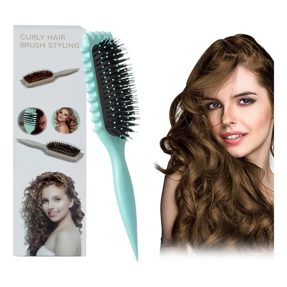 Pincel Bounce Curl Cepillo,define Style Rizado Peine