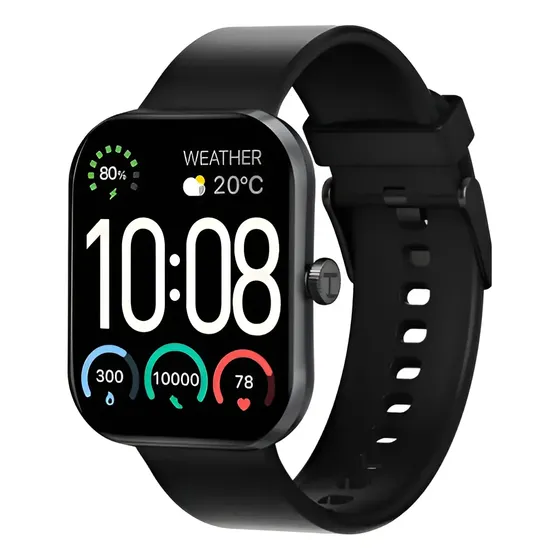 Smartwatch Reloj Inteligente Haylou Watch S6 (s003) Negro Diseño de la malla Malla/Lisa