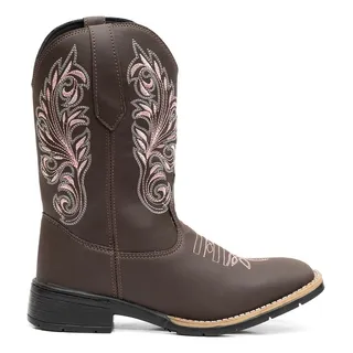 Bota Country Texana Bico Quadrado Feminina Barretos Oferta Bota Country Texana Bico Quadrado Feminina Barretos Oferta
