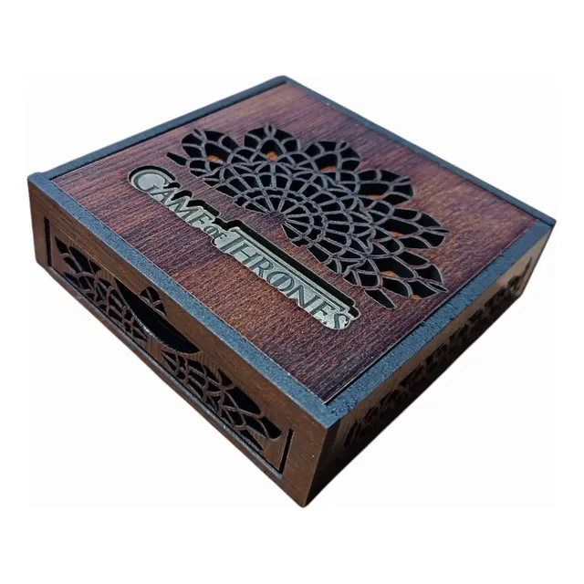 Caja Madera Game Of Thrones Decorativa Para Regalo