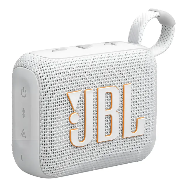 Caixa De Som Jbl Go4 Portátil Bluetooth 4.2w À Prova D'água Ipx7 White