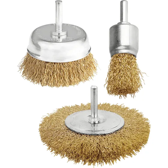 Kit De Cepillos De Alambre 3pzs Para Taladro