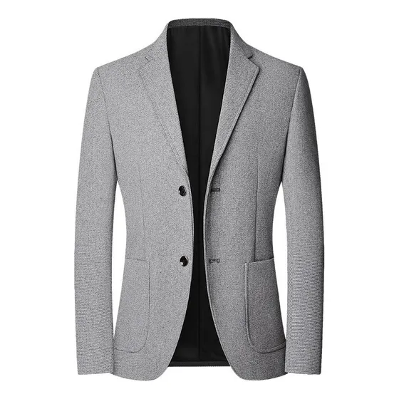 Saco Blazer Hombre Moda Formal Confort Slim Fit Dos Botón