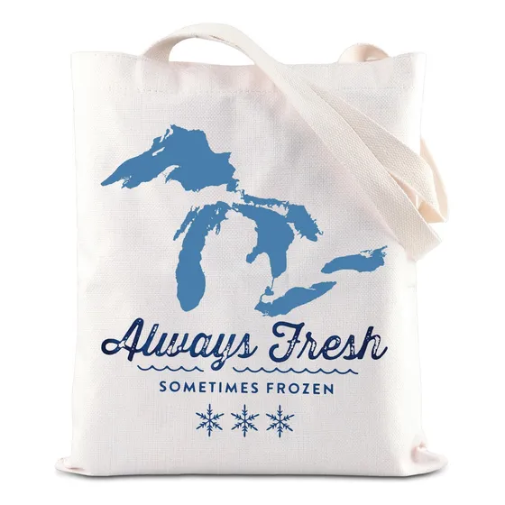 Regalo Viaje Michigan Bolsa Mano Estado S Lago Compra Fresca
