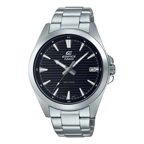 Reloj Casio Efv-140d-1a Edifice Sumergible Acero Elegante