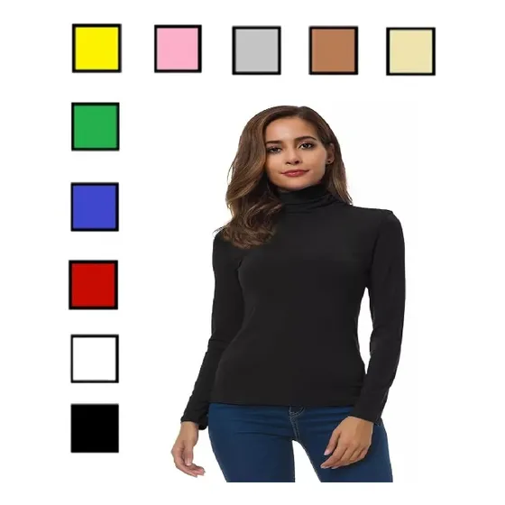 Buzo Cuello Tortuga Alto Saco Jersey Blusa Hoodie Top Oferta