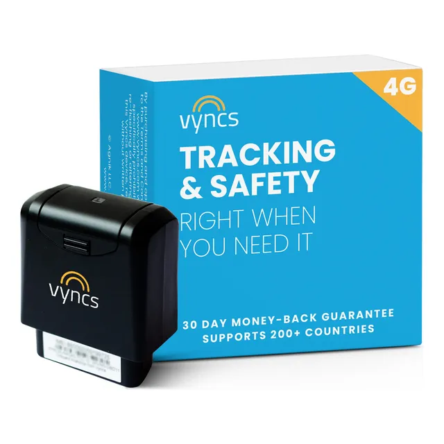 Gps Tracker Vyncs Para Vehículos 4g Lte Sin Cuota Mensual
