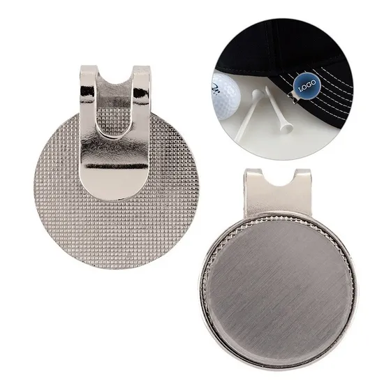 Clip De Golf Para Gorra Metalico Marcador Tipo Moneda  