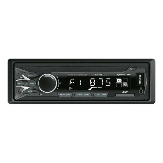 Estéreo para auto Mercury MS-10BT con USB, bluetooth y lector de tarjeta SD AM/FM
