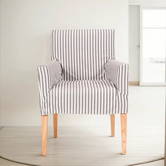 Sillon Con Funda Tusor Silla Cabecera Apoyabrazos Comedor 