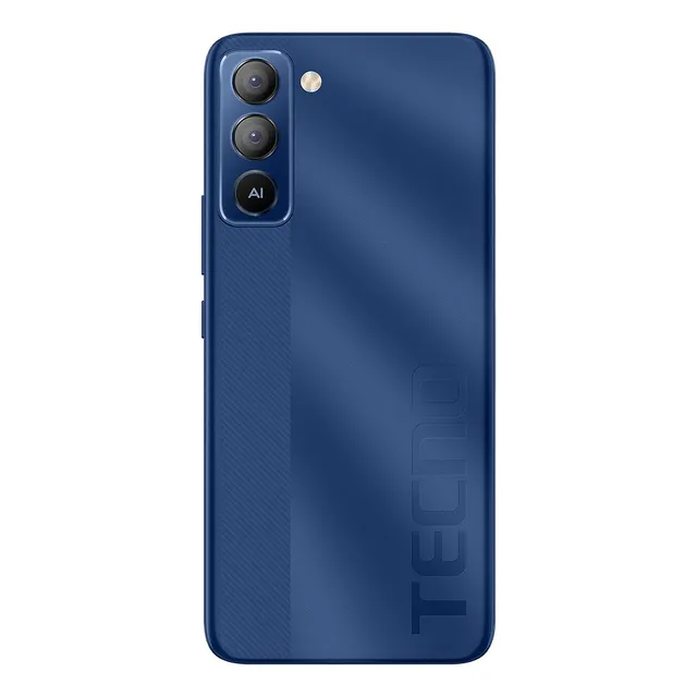 Tapa Trasera Carcasa Tecno Pop 5 Lte Azul Nueva Original