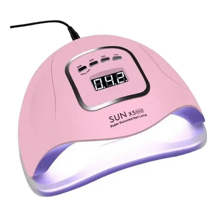 Cabina Sun X5 Max Uv Led Secador Uñas Profesional Color Rosa