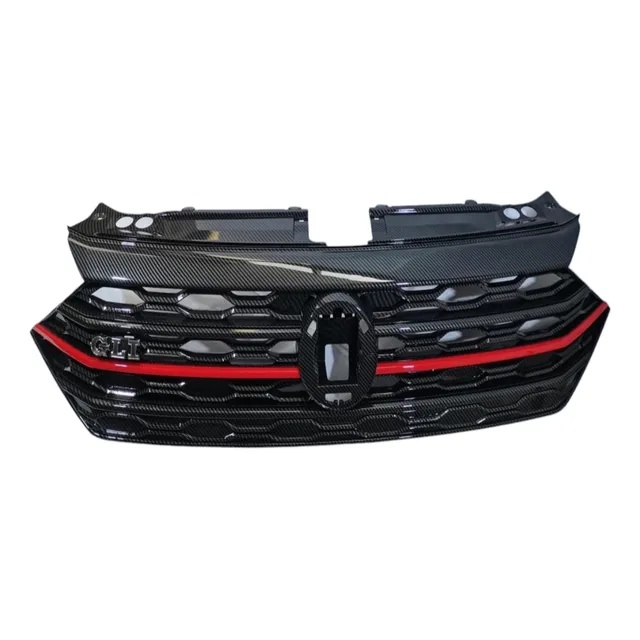 Parrilla Jetta Mk7 2019 A 2021 Con Acabado Fibra De Carbono