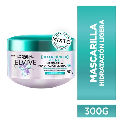 Crema Tratamiento Elvive Hialurónico Pure x300g