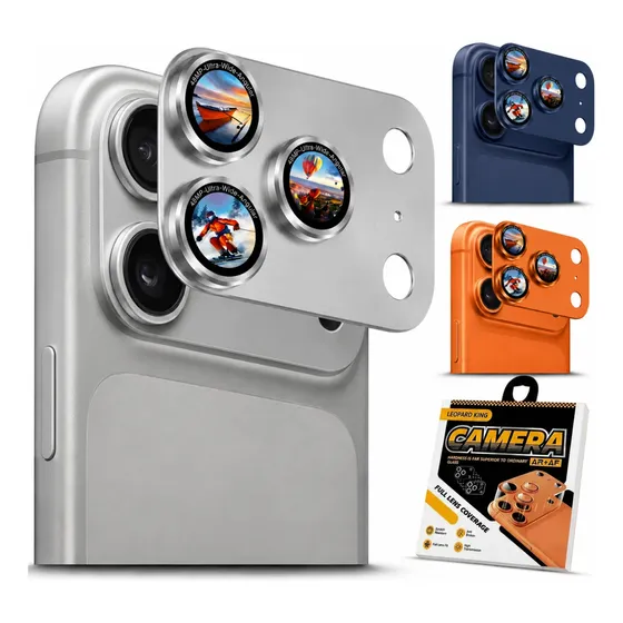 Película Protetor Câmera iPhone 17 Pro / 17 Pro Max Lente 4k