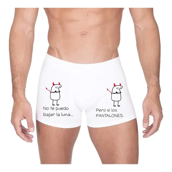 Boxer Flork No Te Puedo Bajar La Luna Pero Si Los Pantalones