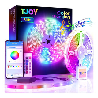 Tira De Luces Led Bluetooth De 50 Pies, Tira De Luces Led De Tira De Luces Led Bluetooth De 50 Pies, Tira De Luces Led De