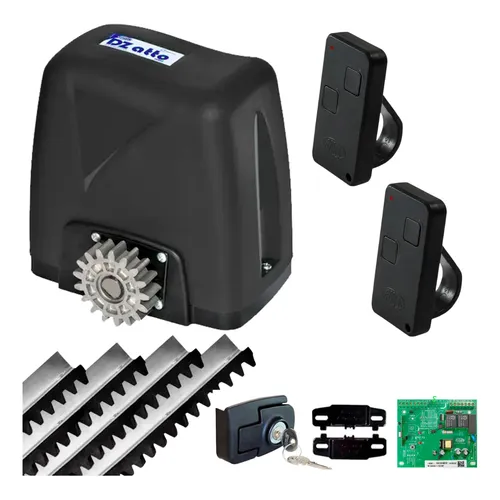 Kit Motor Portão Basculante Ppa Jet Flex 1/3hp + 4 Suporte