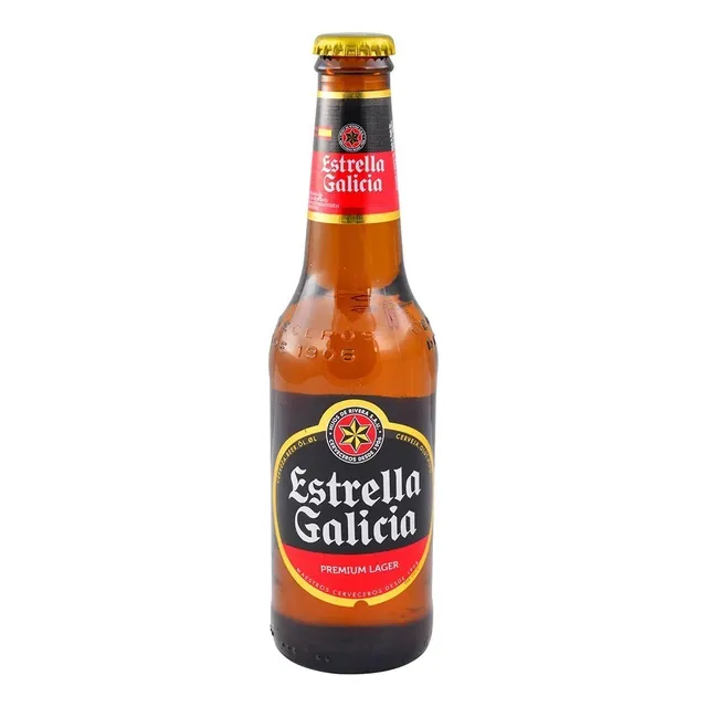 Cerveza Estrella Galicia Rubia Pilsenrubia 355 mL