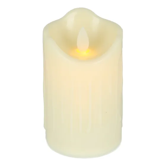 Vela Led De 15cm Imitación Llama Decoración A Pila