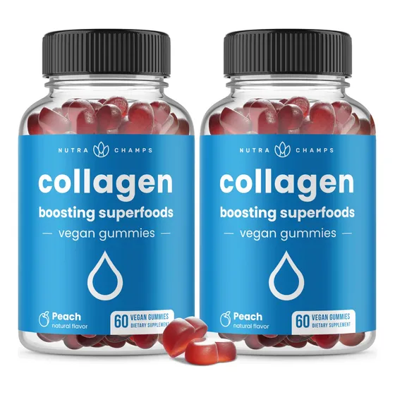 Suplementos Nutrachamps Gomitas Potenciadoras De Colágeno 60